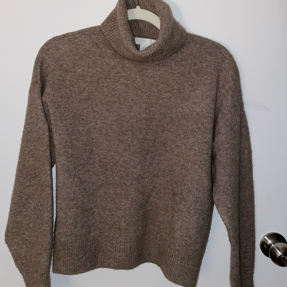 H&M Brown Turtleneck Sweater